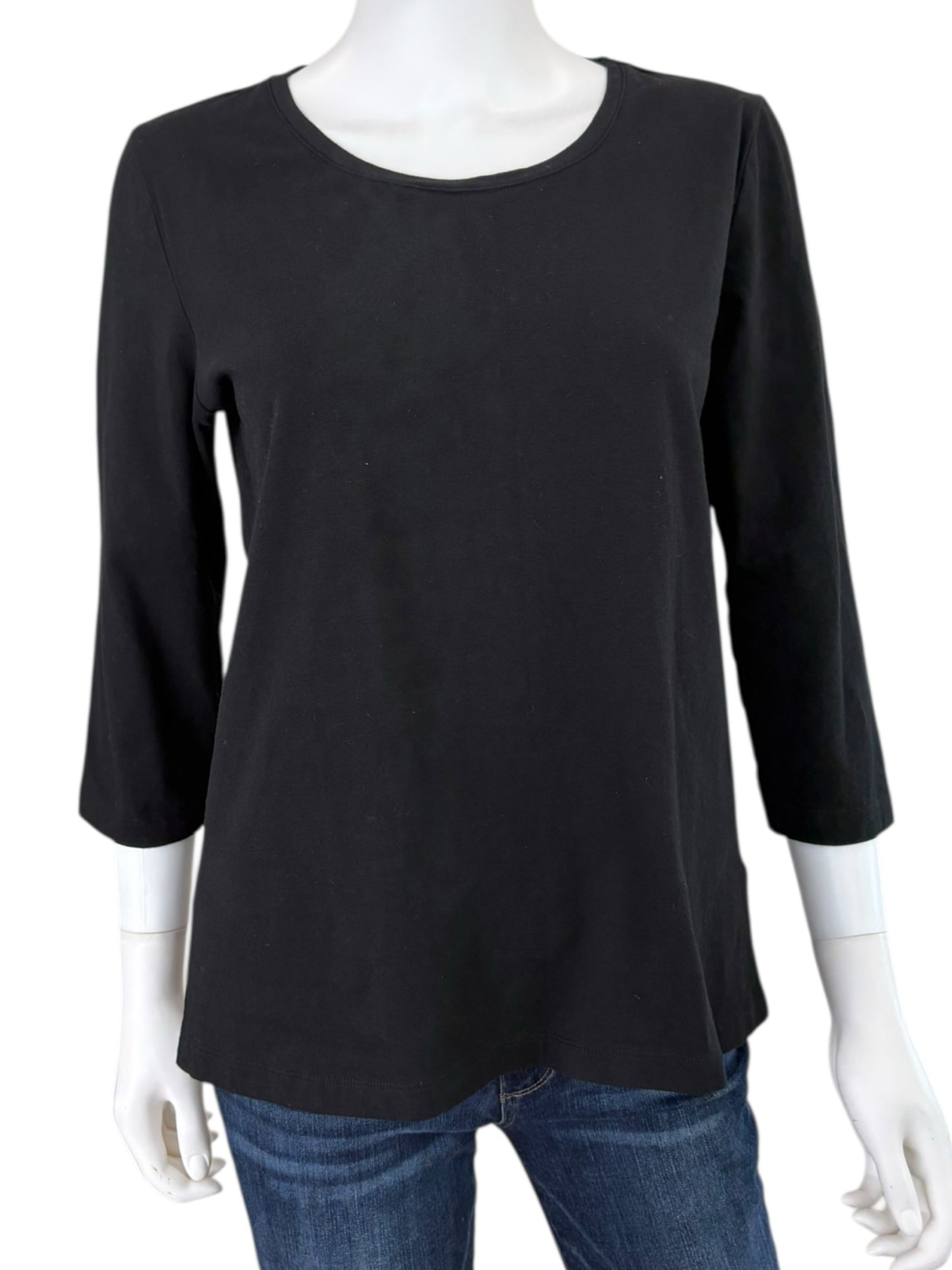 Yves Saint Laurent Black Knit Top Size XL