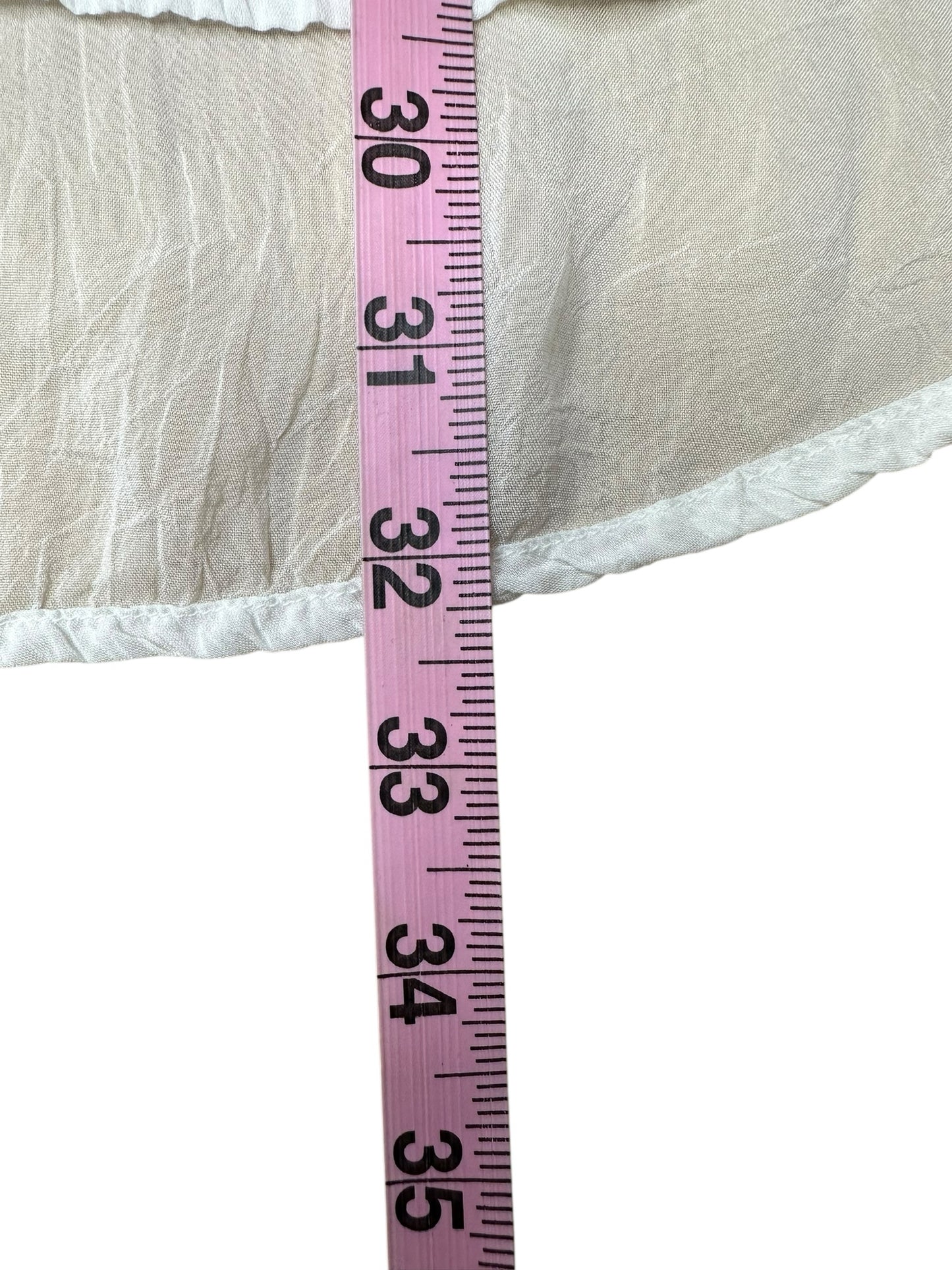 Johnny Was White Embroidered Tunic Top Size S