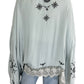 Free People Light Blue Kimono Size M