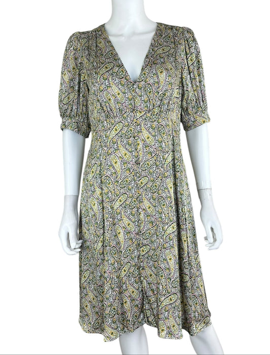 boden Multicolor Paisley Dress Size 8