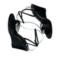 PAIGE Black Sami Ankle Strap Wedge Size 9.5