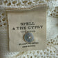 Spell Ivory Open-Knit Maxi Dress Size XS