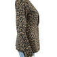 BANANA REPUBLIC Brown Leopard Print Blazer Size 4