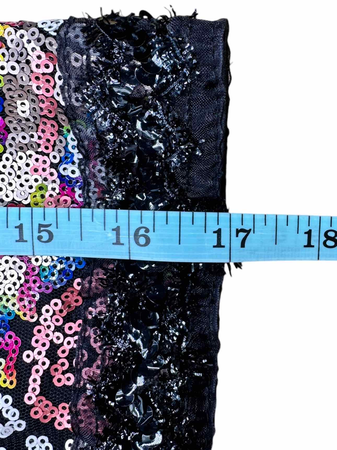 Michael Simon Multicolor Sequin Dress Jacket Size PS