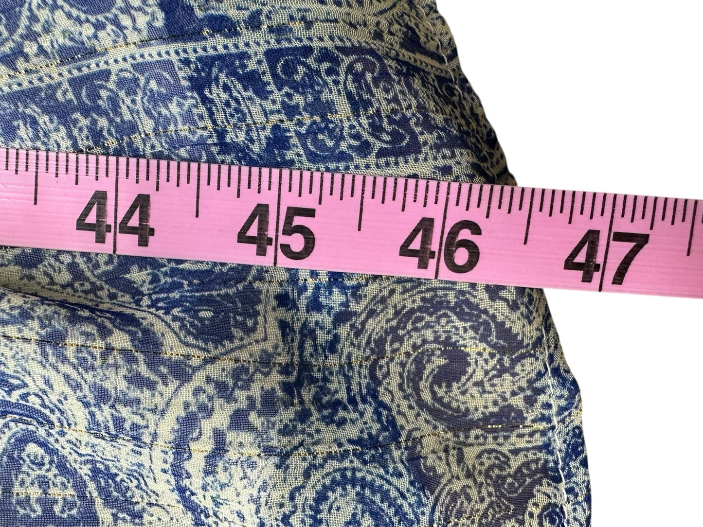 Iris Setlakwe Blue Paisley Maxi Dress Size 6