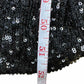 CHRISTY LYNN Black Sequin Jumpsuit Size XS