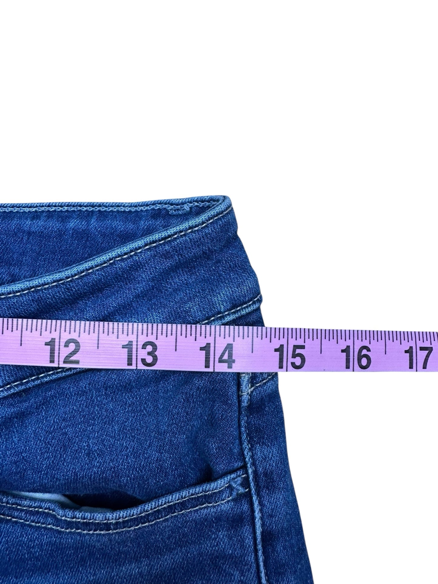 PAIGE Blue Skyline Skinny Crop Jeans Size 27