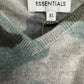WHITE + WARREN Gray And Green Sweater Size XS