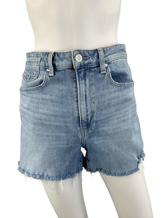 PAIGE Light Wash Denim Shorts Size 27