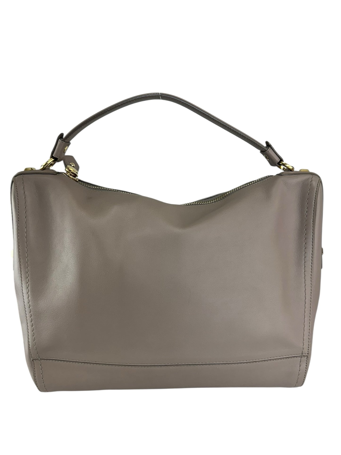 Salvatore Ferragamo Grey Purple Purse