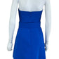 AMANDA UPRICHARD Blue Strapless Mini Cocktail Dress Size S