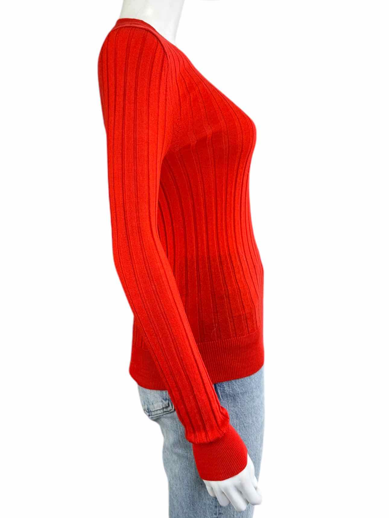 BANANA REPUBLIC 100% Merino Wool Red Sweater Size S