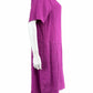 Lisa Bayne Purple 100% Linen Dress Size M