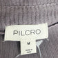 pilcro Lilac Ribbed Shirt Dress Size M