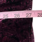 J. Jill NWT Purple Paisley Velvet Blouse Size XL