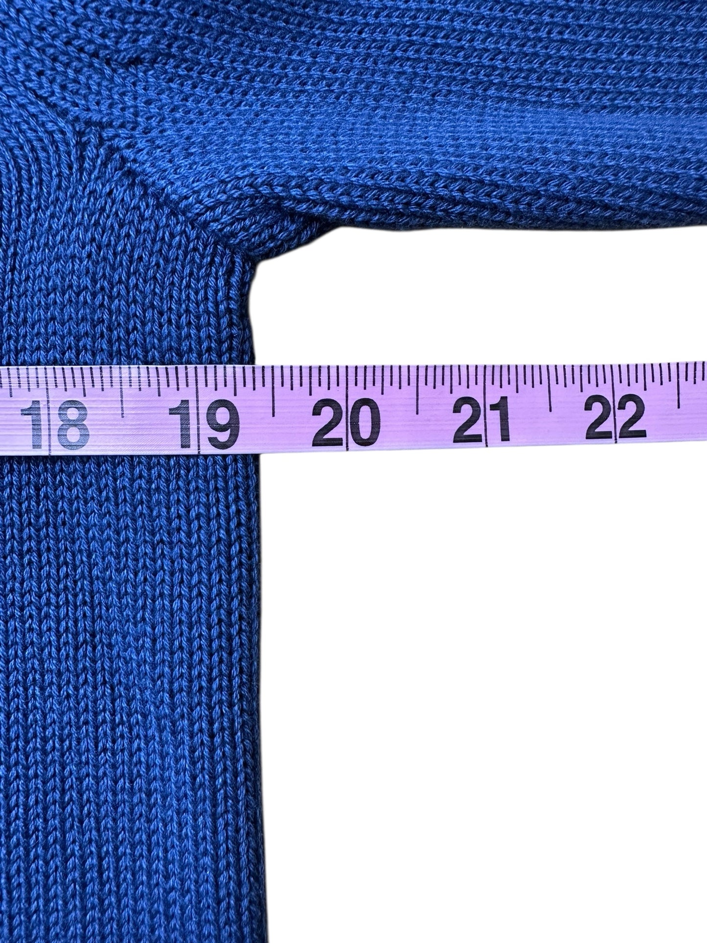 BANANA REPUBLIC NWT Blue Cotton Silk Blend Sweater Size S