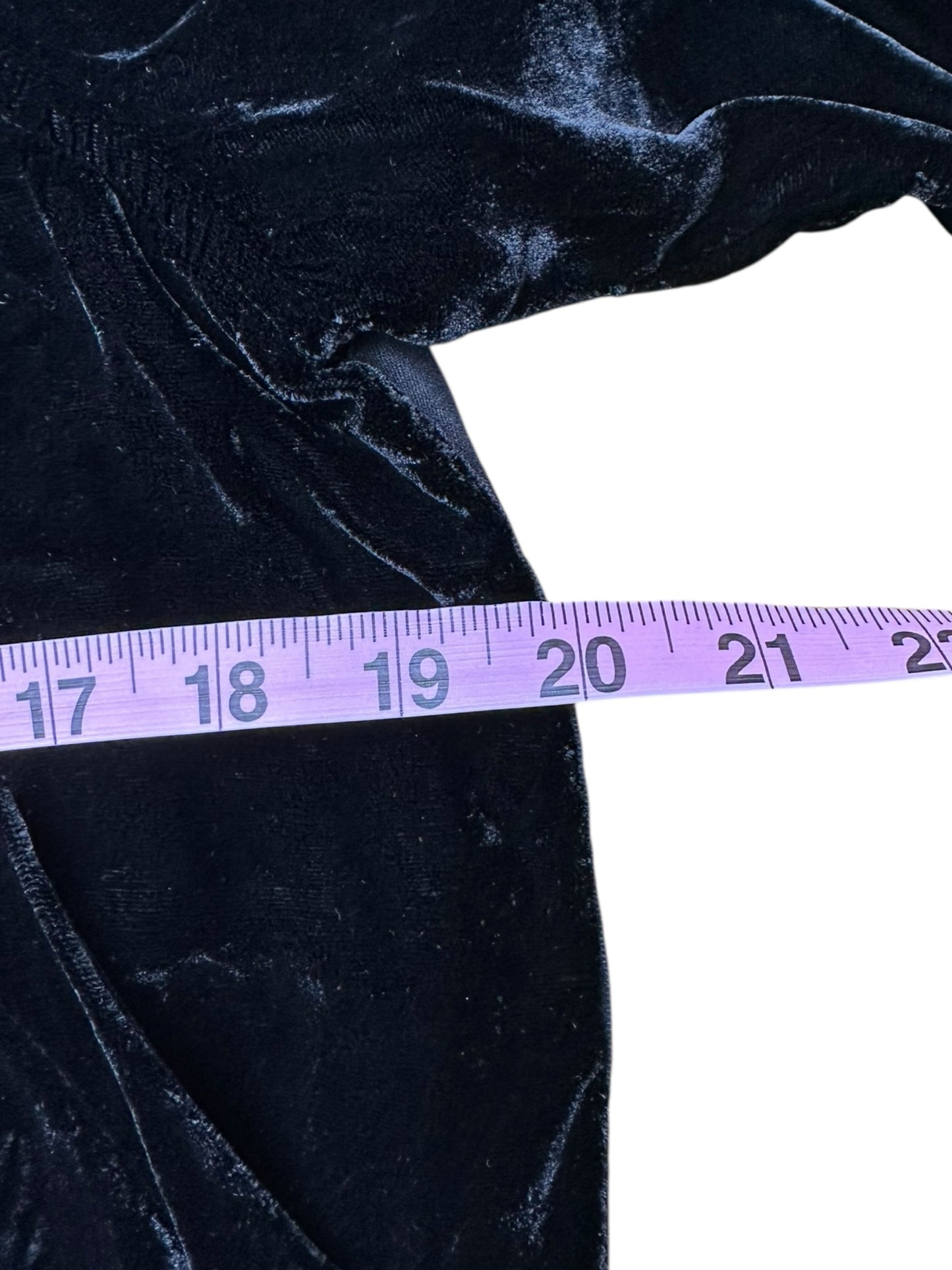 bella dahl Black Velvet Jogger Track Suit Set Size M