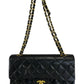 CHANEL vintage Black Medium Classic Designer Handbag