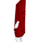 KATHERINE BARCLAY Red Knit Mini Dress Size M