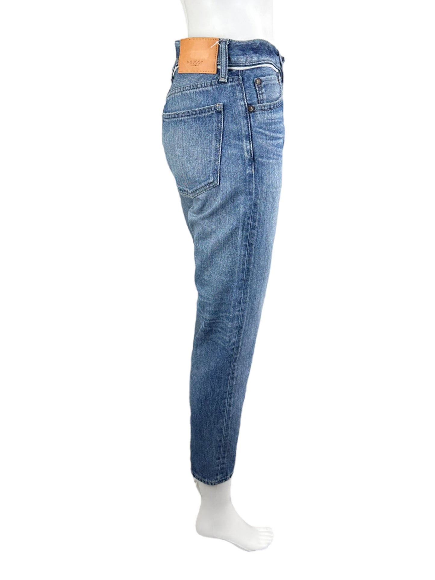 Moussy Vintage NWT EVANS Tapered Mid Rise Jeans Size 26