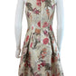 VINCE CAMUTO Metallic Floral Jacquard Mini Dress Size 4