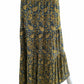 boden Blue Paisley Knot Detail Jersey Knit 2-piece Skirt Set Size 10