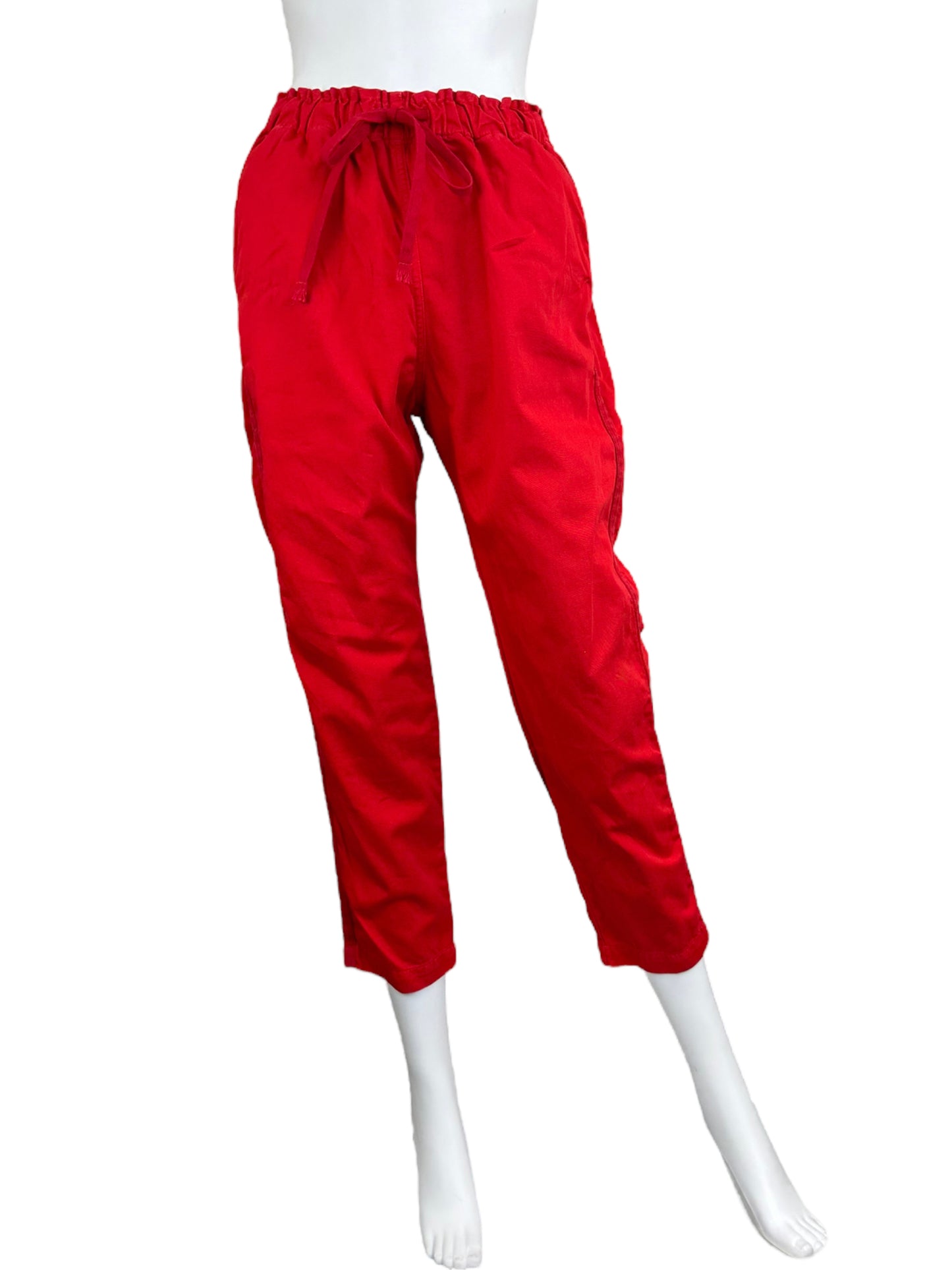 Xirena Red 100% Cotton Drawstring Pants Size S