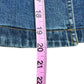 Ann Taylor Blue Denim Double Breasted Jacket Size 2
