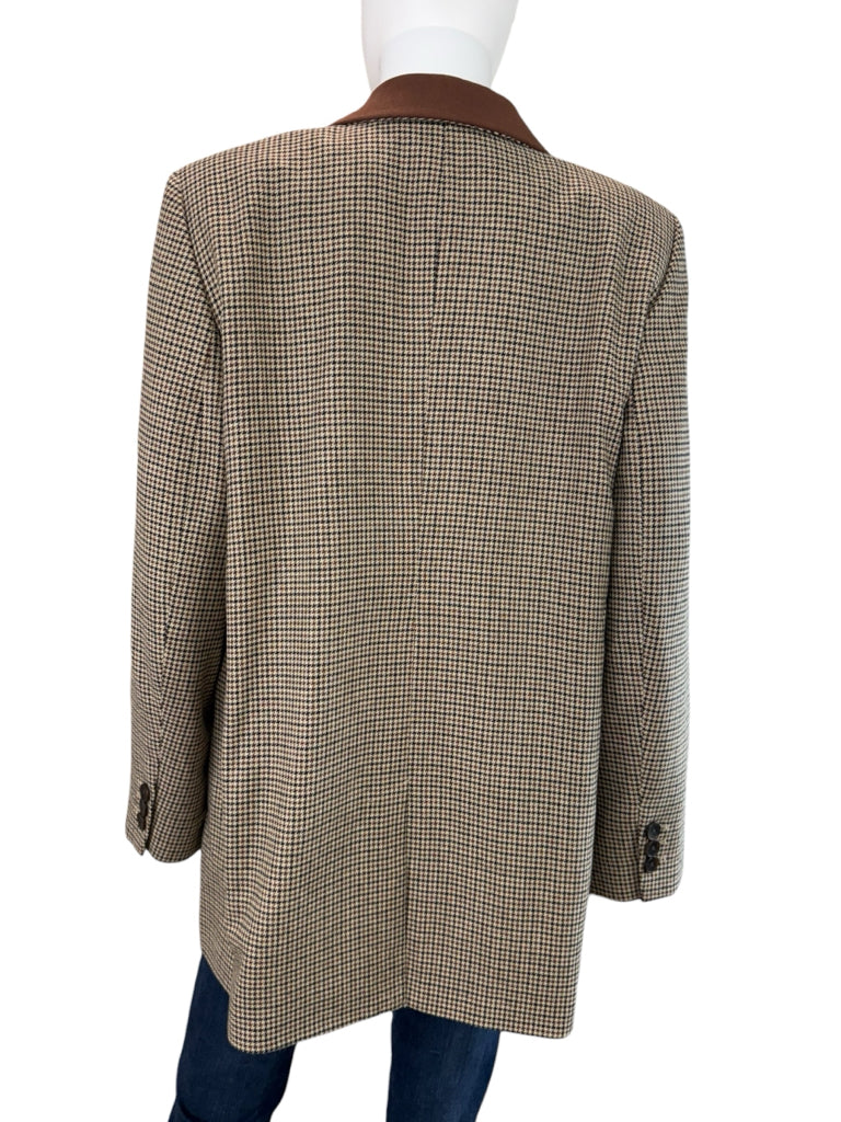 Talbots NWT Autumn Check Relaxed 90's Blazer Size 12