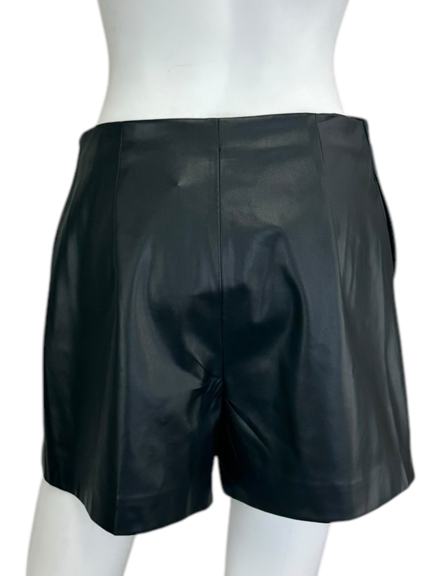 Jason Wu Black Leather Skort Size S