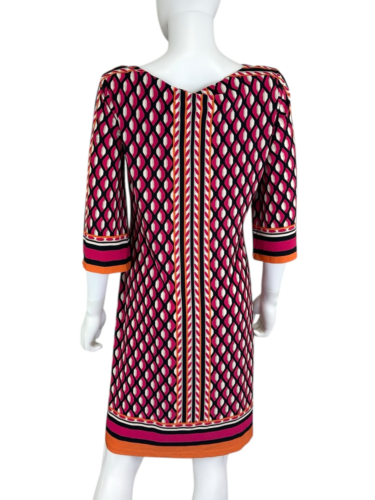 Calvin Klein Geo Print Shift Dress Size L