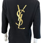 Yves Saint Laurent Black Knit Top Size XL