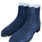 Talbots New Navy Blue Tish Suede Ankle Booties Size 6.5