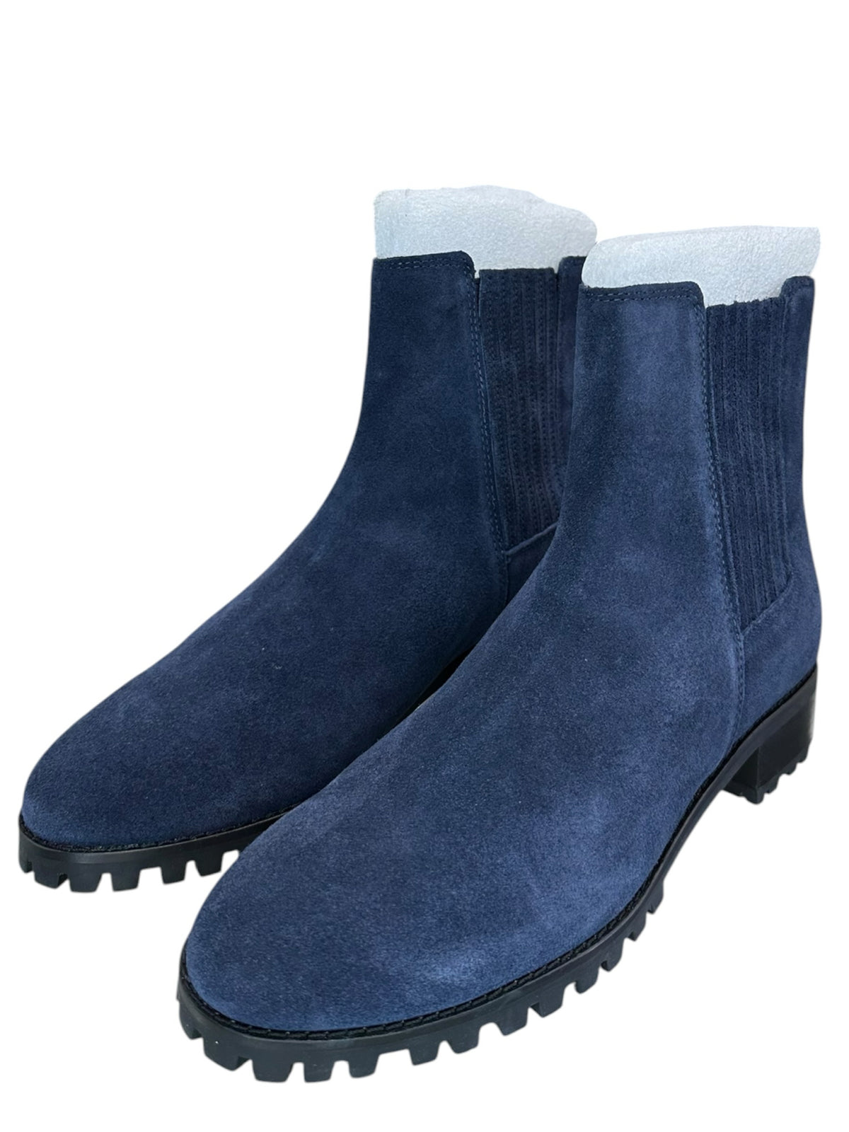 Talbots New Navy Blue Tish Suede Ankle Booties Size 6.5