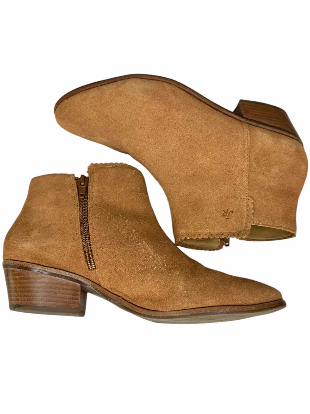 Jack Rogers Tan Suede Bailee Booties Size 9