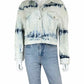 Stella McCartney Acid Wash Denim Jacket Size 10