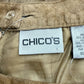 Chico's Tan Leather Maxi Skirt Size M