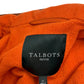 Talbots Orange Quilted Puffer Vest Size LP