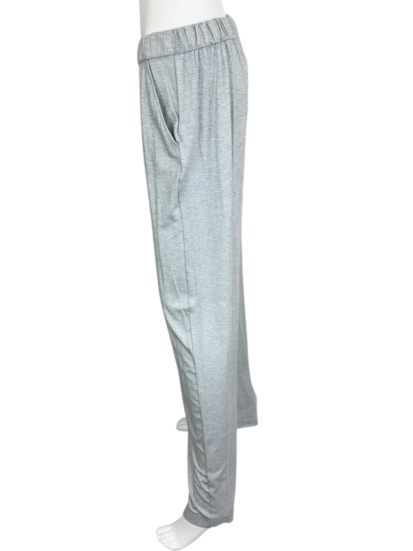Majestic Filatures Silver Metallic Sweat Pants  Size 3