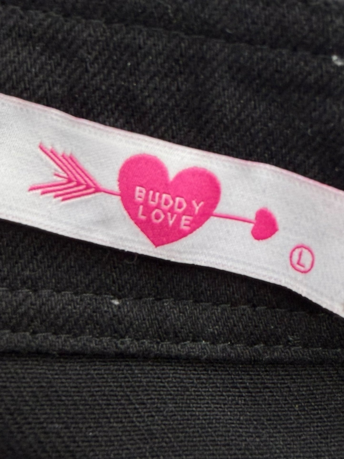 Buddy Love Black Denim Alyssa Cargo Jacket Size L