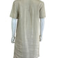Chico's Tan 100% Linen Dress Size S