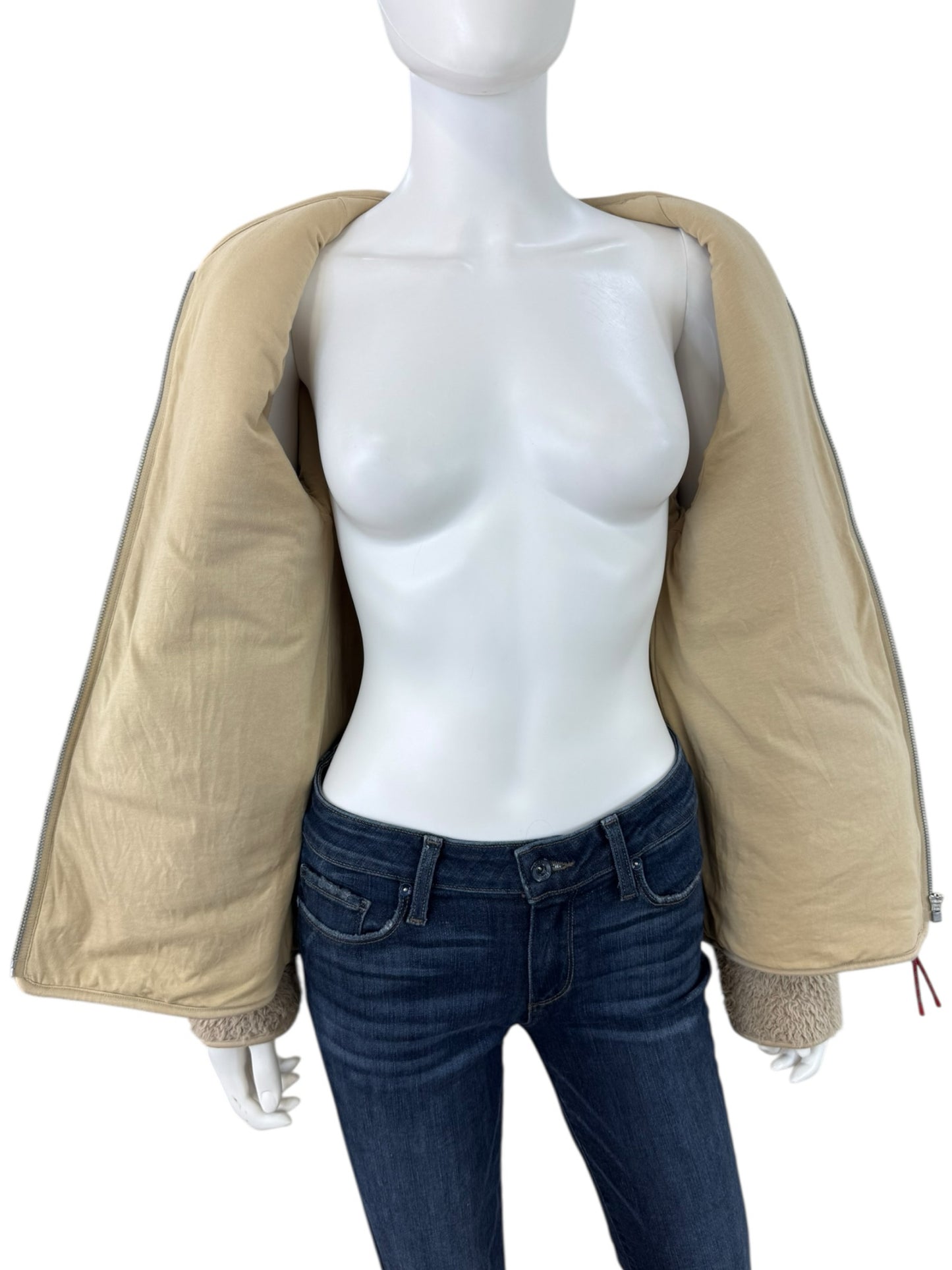 lululemon Tan Oh So Sherpa Full Zip Jacket Size 4