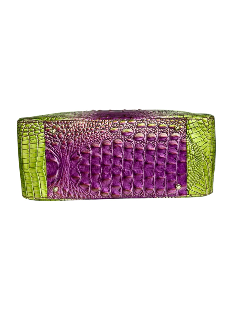 Brahmin NWT Ashlee Limeade Ombre Melbourne Designer Handbag