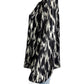 joie Black Burnout Print Blouse Size M