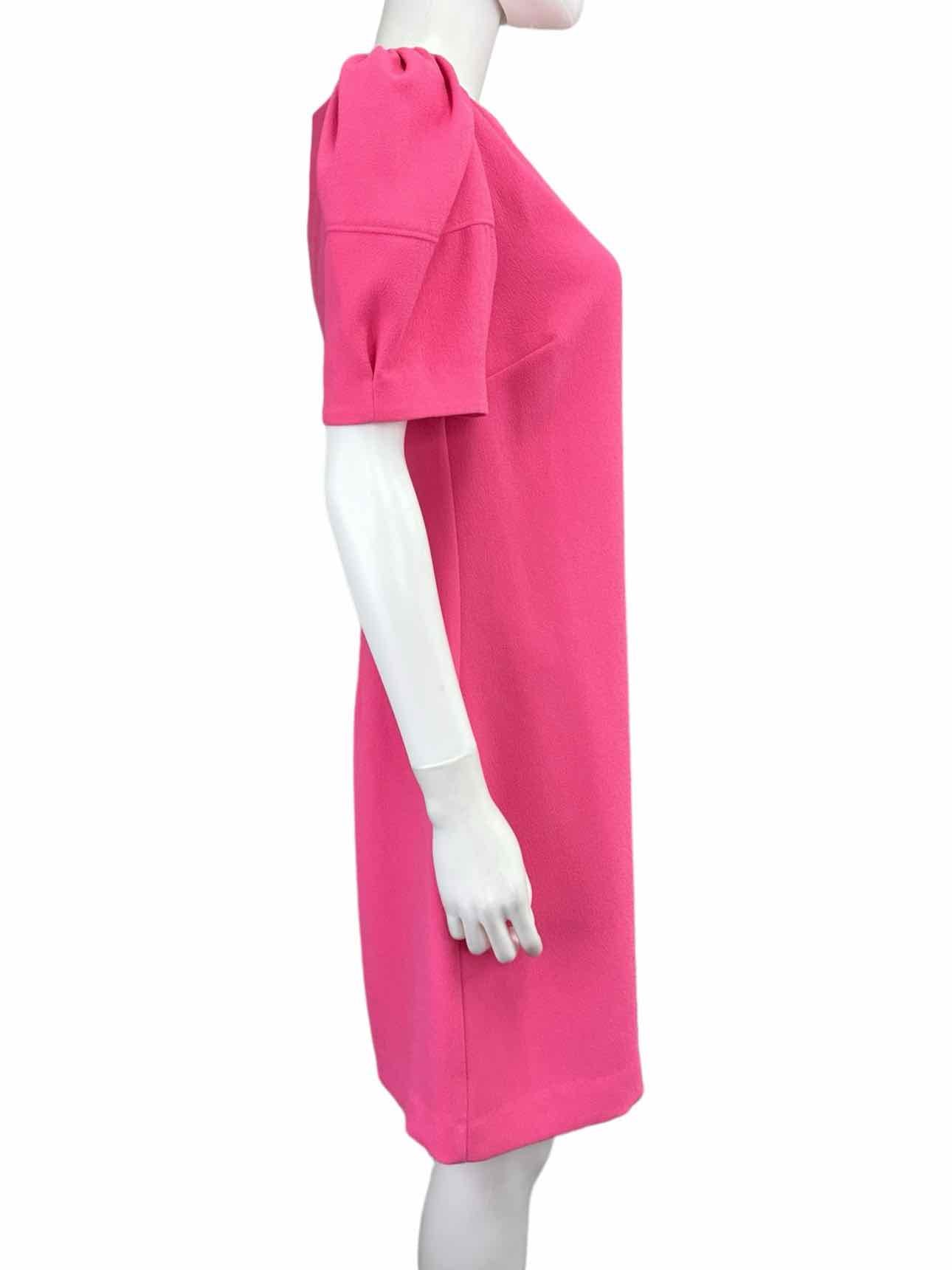 TRINA TURK Pink Puff Sleeve Dress Size M