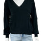WHITE + WARREN Black Sweater Size S