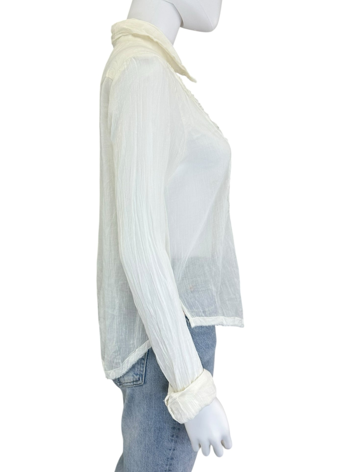 Free People Size S Button-Down Shirt