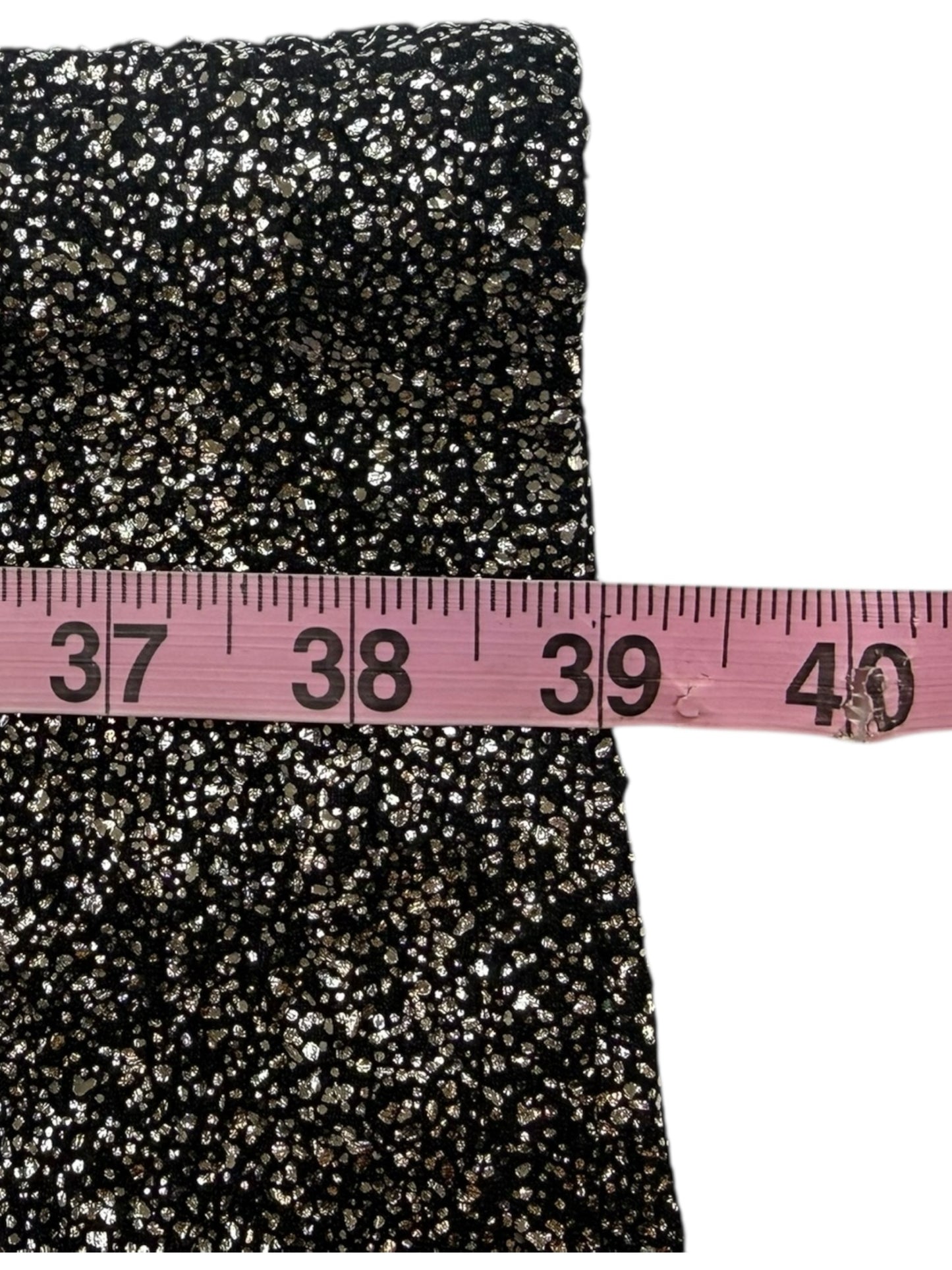 MICHAEL Michael Kors Black Foil Cold Shoulder Dress Size S