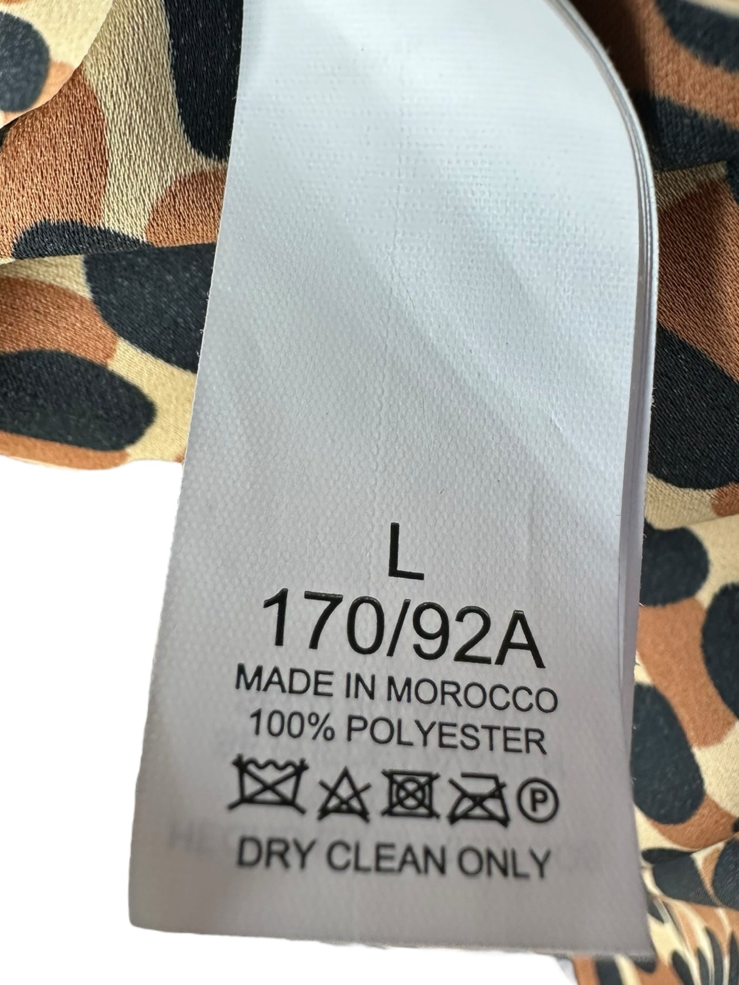 Kate Spade Brown Black and Cream Cocktail Dress Size L