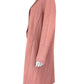 TAHARI Pink Wool Blend Long Cardigan Size M